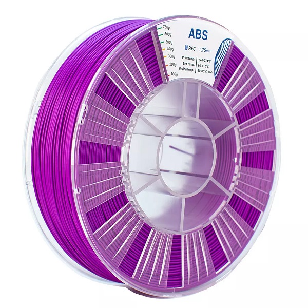 Фото ABS пластик REC 1.75 мм фиолетовый 1