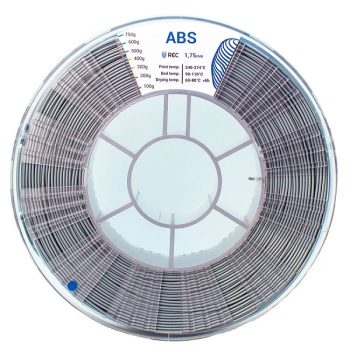 ABS пластик REC 1.75 мм серебристый ABS пластик REC 1.75 мм серебристый