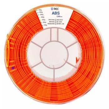 ABS пластик REC 2.85 мм оранжевый ABS пластик REC 2.85 мм оранжевый