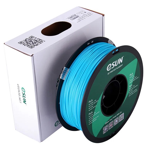 Фото нить для 3D-принтера eSUN 3D PLA светло-синий 1.75 мм 6