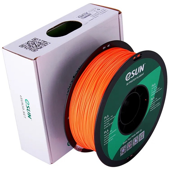 Фото нить для 3D-принтера eSUN 3D PLA оранжевый 1.75 мм 6