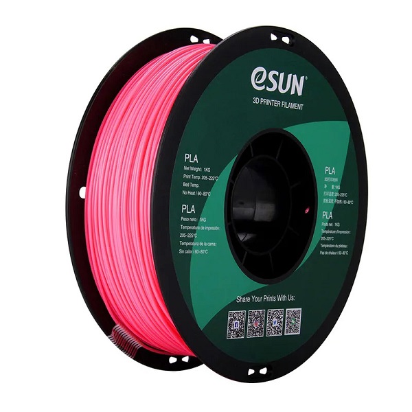 Фото нить для 3D-принтера eSUN 3D PLA розовый 1.75 мм 5