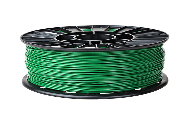 Фото нить для 3D-принтера ABS пластик REC 2,85 мм зелёный