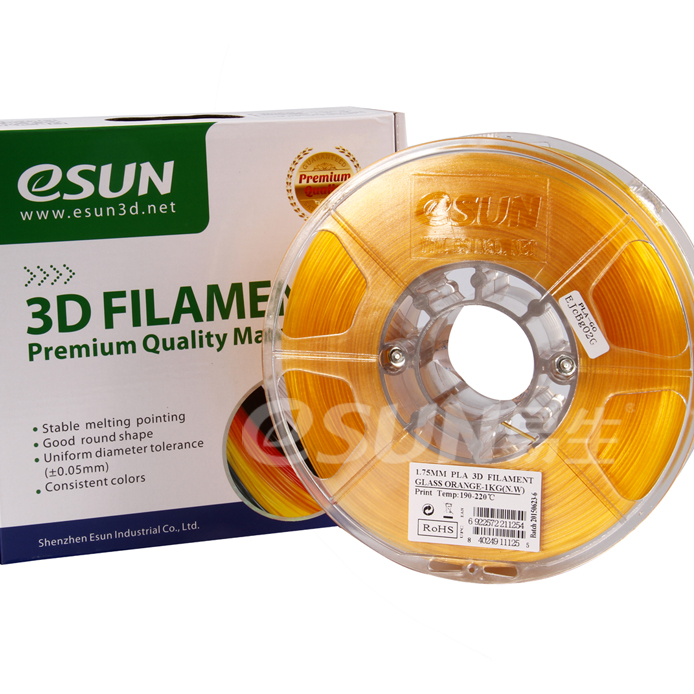 Фото Нить для 3D-принтера eSUN 3D FILAMENT PLA Glass Orange 1.75 мм