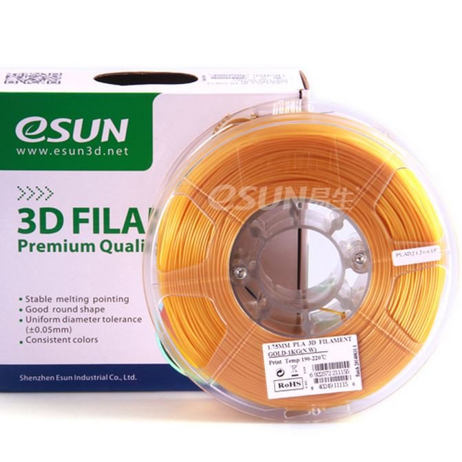 Фото Нить для 3D-принтера eSUN 3D FILAMENT PLA GOLD 1.75 мм