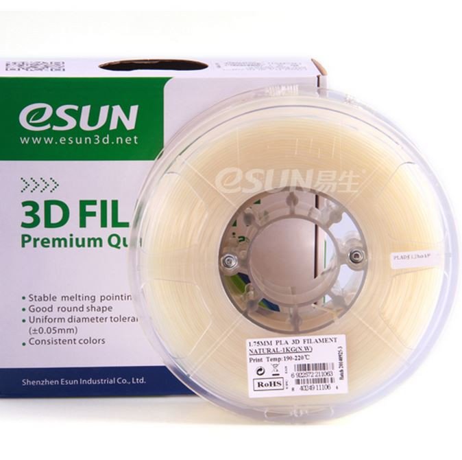 Фото Нить для 3D-принтера eSUN 3D FILAMENT PLA NATURAL 1.75 мм