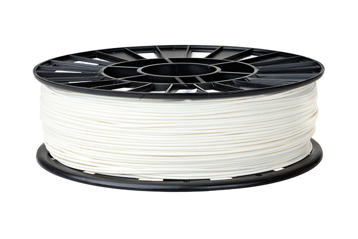Это изображение нити для 3D-принтера из пластика ABS пластик REC 1.75ММ белой