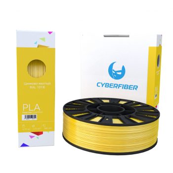 PLA пластик CyberFiber цинково-желтый PLA пластик CyberFiber цинково-желтый