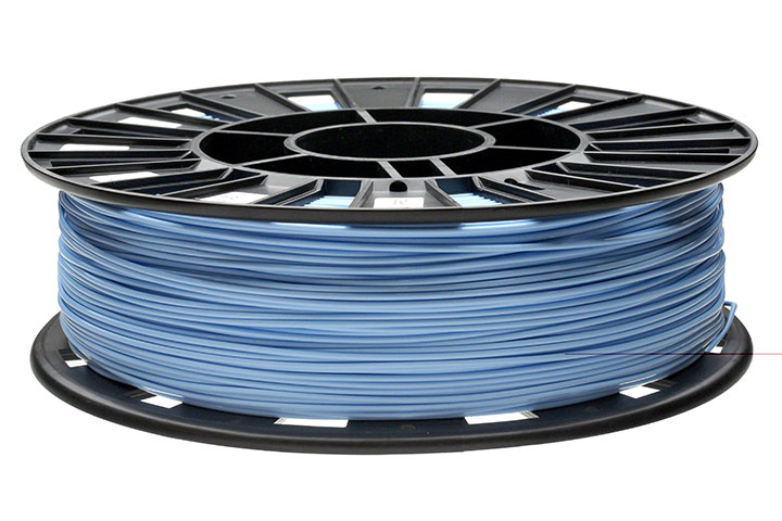 Фото нить для 3D-принтера PLA пластик REC 1.75 мм голубой