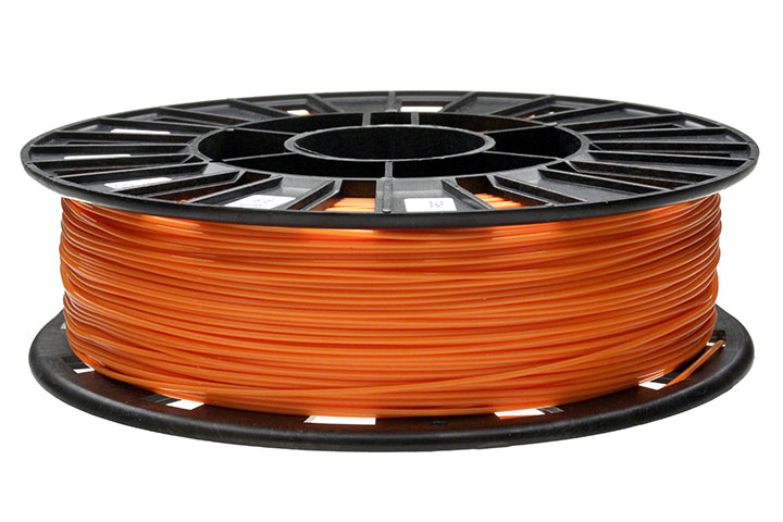 Фото нить для 3D-принтера PLA пластик REC 1.75 мм оранжевый