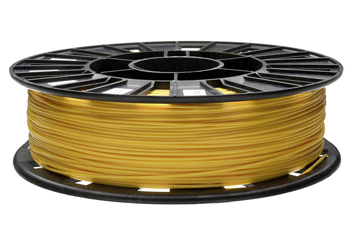 Фотография нить для 3D-принтера PLA пластик REC 1.75 мм жёлтый