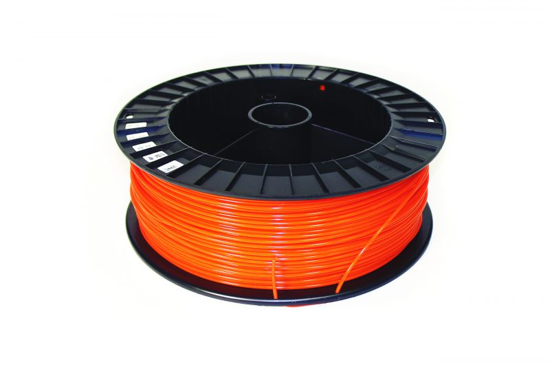 Фото нить для 3D-принтера PLA пластик REC 2.85 мм оранжевый 2 кг