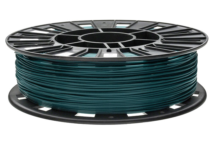 Изображение нить для 3D-принтера PLA пластик REC 2.85 мм тёмно-зелёный