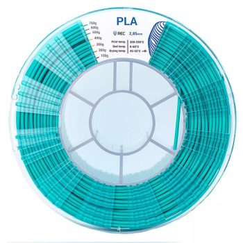 PLA пластик REC 2.85 мм бирюзовый PLA пластик REC 2.85 мм бирюзовый