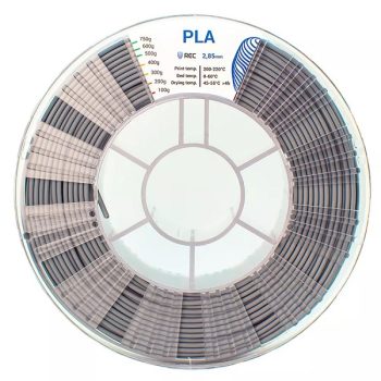 PLA пластик REC 2.85 мм серый PLA пластик REC 2.85 мм серый