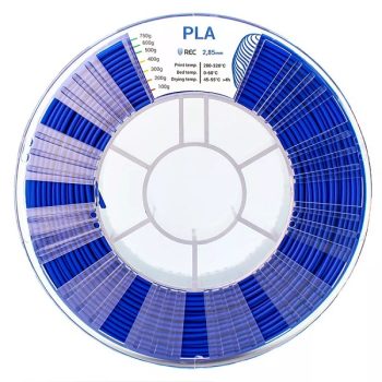 PLA пластик REC 2.85 мм синий PLA пластик REC 2.85 мм синий
