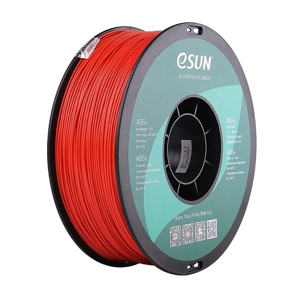 Фото нить для 3D-принтера eSUN 3D ABS+ красный 1.75 мм 5