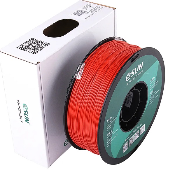 Фото нить для 3D-принтера eSUN 3D ABS+ красный 1.75 мм 6