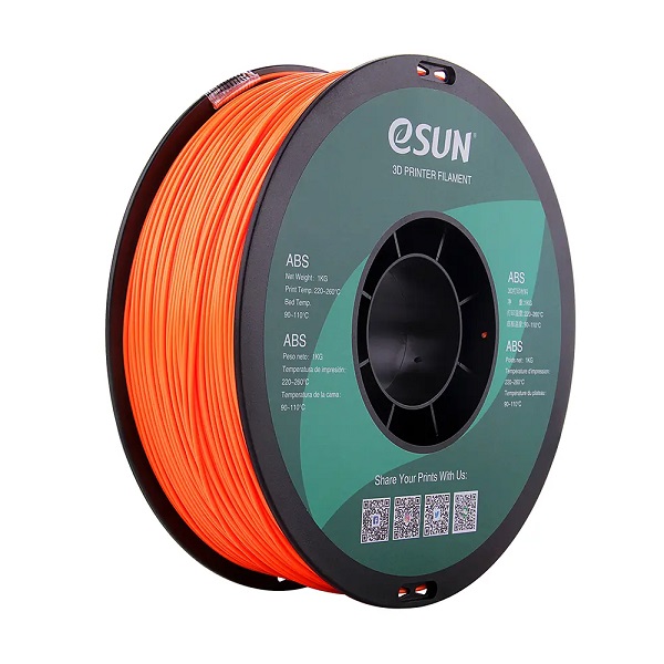 Фото нить для 3D-принтера eSUN 3D ABS Оранжевый 1.75 мм 5