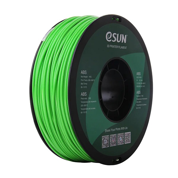 Фото нить для 3D-принтера eSUN 3D ABS Светло-зеленый 1.75 мм 5