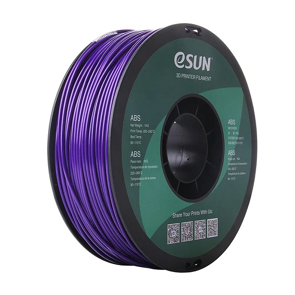 Фото нить для 3D-принтера eSUN 3D ABS Фиолетовый 1.75 мм 5