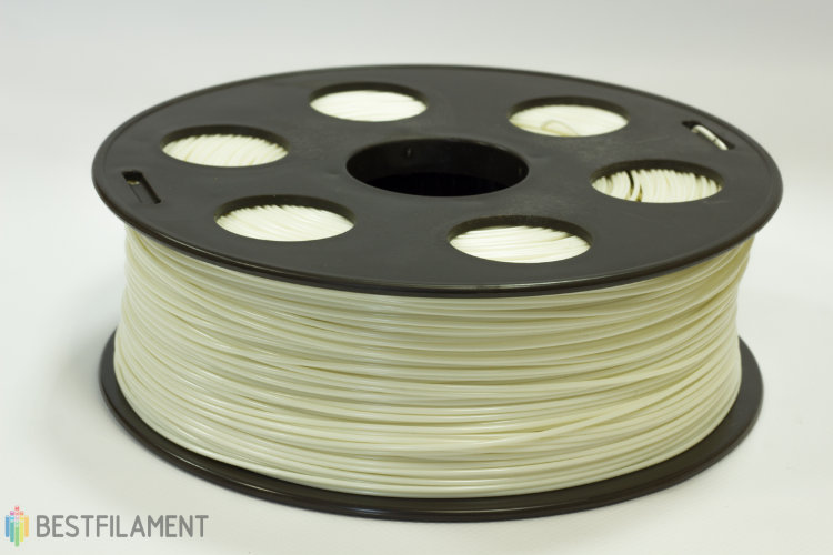 Фото нить для 3D-принтера Белый ABS пластик Bestfilament 1 кг, 1.75 мм