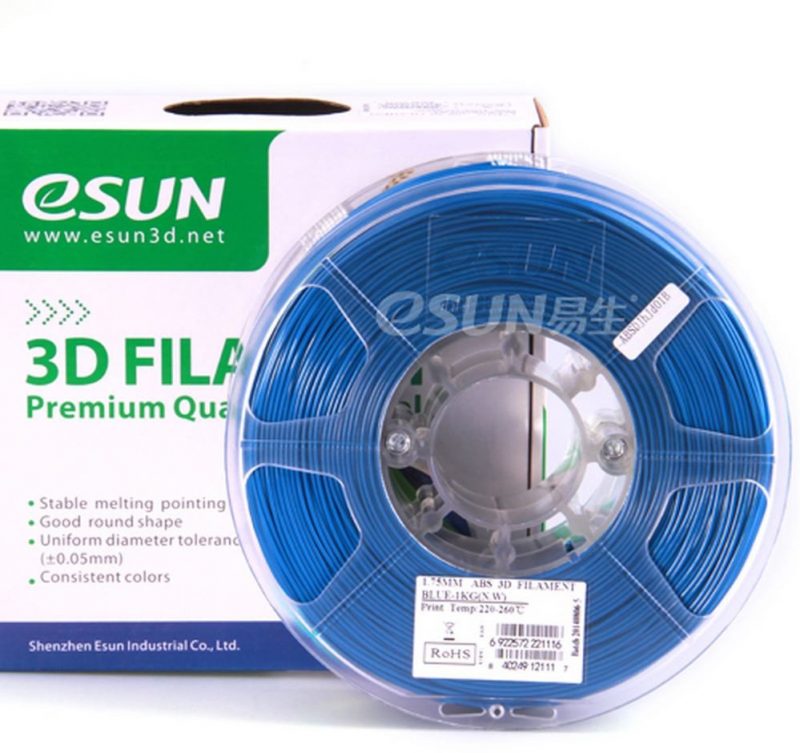 Фото нить для 3D-принтера eSUN 3D FILAMENT PLA BLUE 3.00 мм