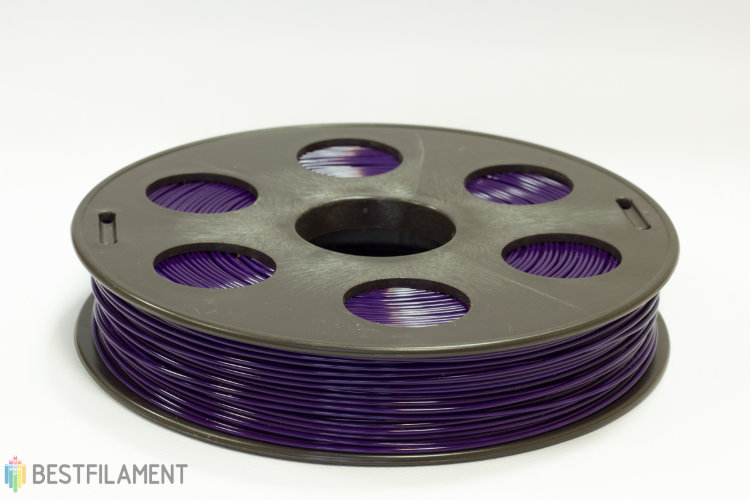 Фото нить для 3D-принтера Фиолетовый ABS пластик Bestfilament 0.5 кг, 1.75 мм