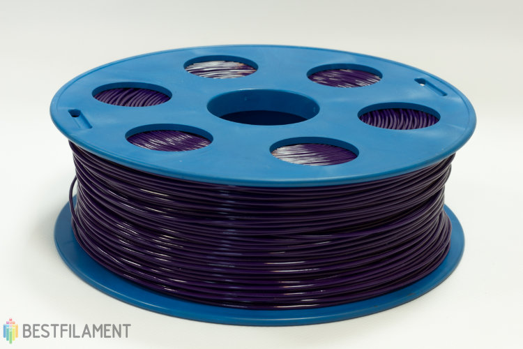 Фото нить для 3D-принтера Фиолетовый ABS пластик Bestfilament 1 кг, 2.85 мм