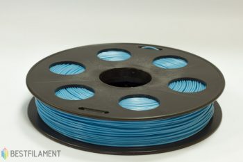 Голубой ABS пластик Bestfilament 0.5 кг, 1.75 мм Голубой ABS пластик Bestfilament 0.5 кг, 1.75 мм