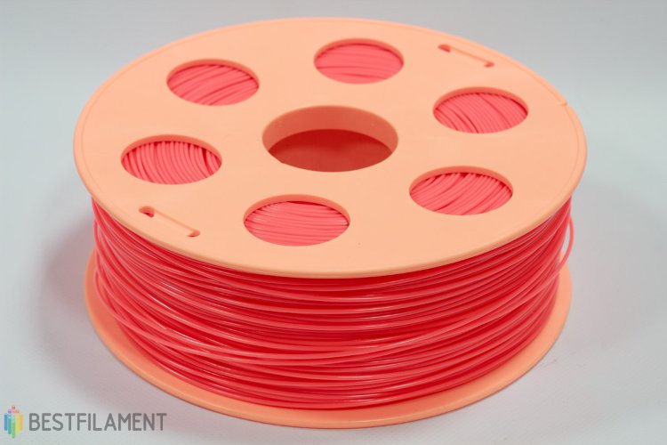Фото нить для 3D-принтера КОРАЛЛОВЫЙ ABS пластик Bestfilament 1 кг, 1.75 мм