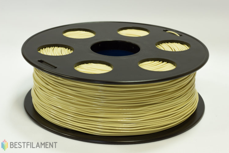 Фото нить для 3D-принтера Коричневый (светлый) ABS пластик Bestfilament 1 кг, 1.75 мм