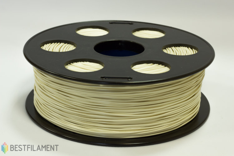 Фото нить для 3D-принтера КРЕМОВЫЙ ABS пластик Bestfilament 1 кг, 1.75 мм