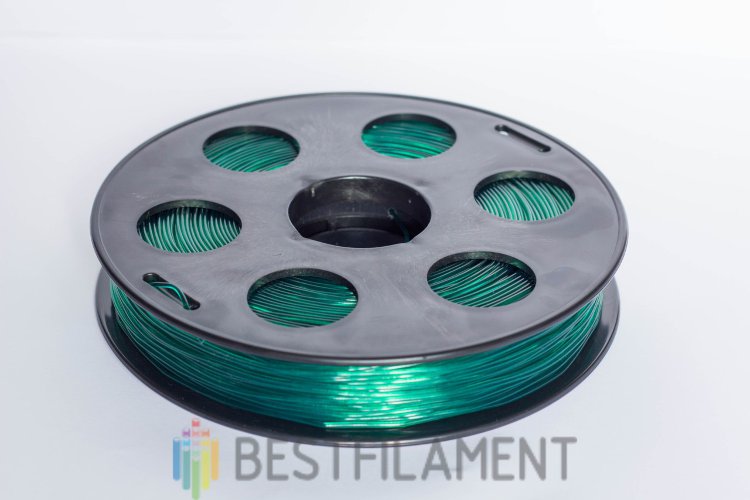 Фото нить для 3D-принтера Пластик Bestfilament "Ватсон" 1.75 мм, 0.5 кг, Изумрудный