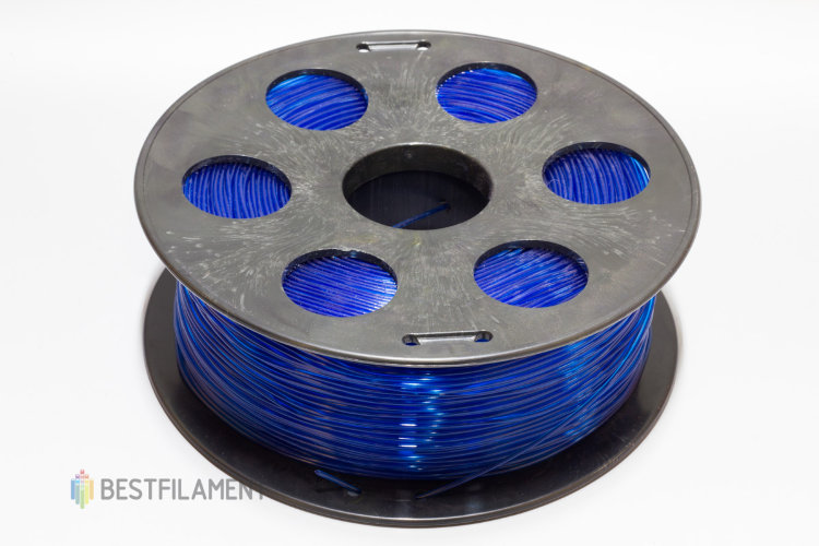 Фото нить для 3D-принтера Пластик Bestfilament "Ватсон" 1.75 мм, 1 кг, Синий