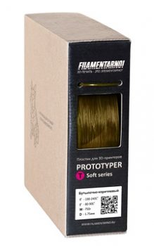 PROTOTYPER T-SOFT (ПРОЗРАЧНЫЙ) 1.75 мм Бутылочно-коричневый PROTOTYPER T-SOFT (ПРОЗРАЧНЫЙ) 1.75 мм Бутылочно-коричневый