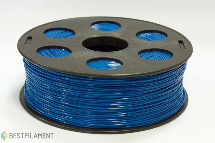 Фото нить для 3D-принтера Синий ABS пластик Bestfilament 1 кг, 2.85 мм