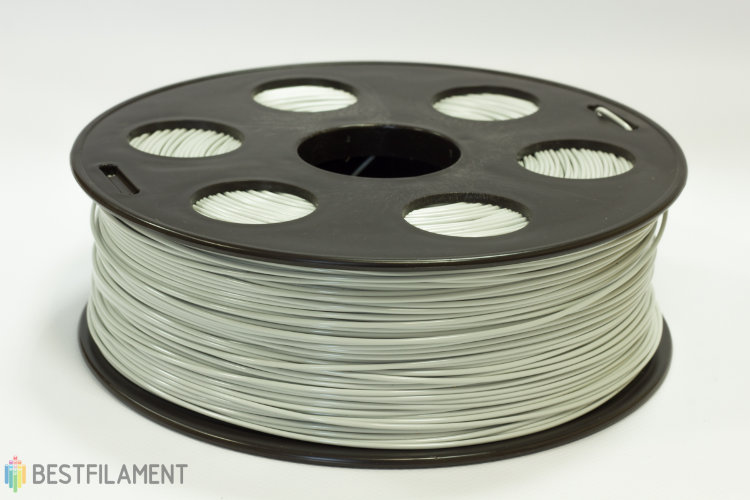 Фото нить для 3D-принтера Светло-серый ABS пластик Bestfilament 1 кг, 1.75 мм