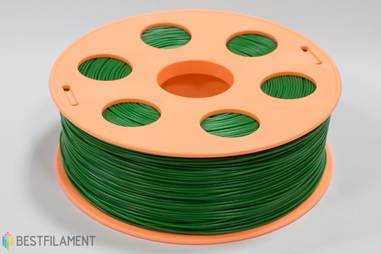 Фото нить для 3D-принтера Зеленый ABS пластик Bestfilament 1 кг, 1.75 мм