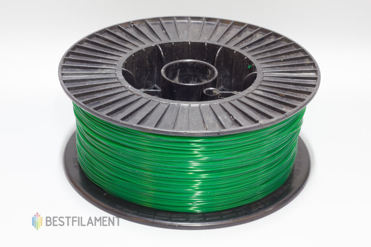 Фото нить для 3D-принтера Зеленый PLA пластик Bestfilament 2.5 кг, 1.75 мм