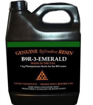 Пигментированная смола B9R-3-Emerald Resin