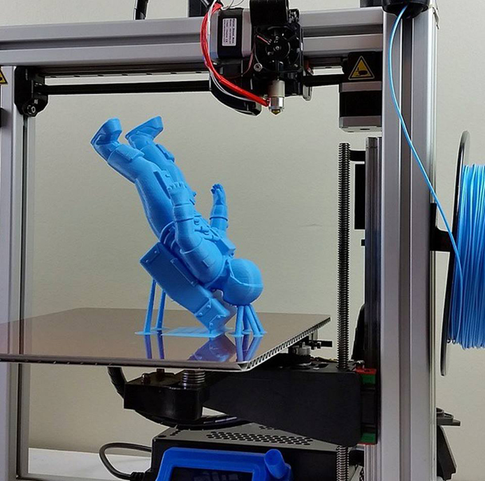 Пример модели, напечатанной на 3D принтере Felix 3.0 Single Head.