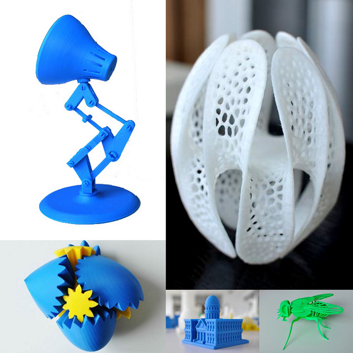 Пример модели, напечатанной на 3D принтере UP! 
