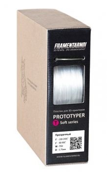PROTOTYPER T-SOFT (ПРОЗРАЧНЫЙ) 1.75 мм Прозрачный PROTOTYPER T-SOFT (ПРОЗРАЧНЫЙ) 1.75 мм Прозрачный
