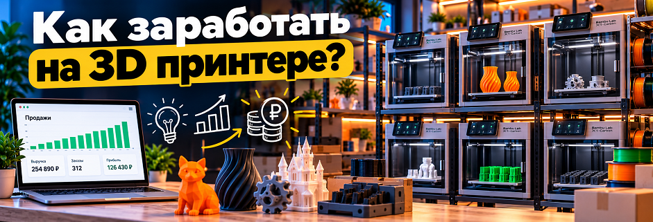 Фото Как заработать на 3D принтере? 2