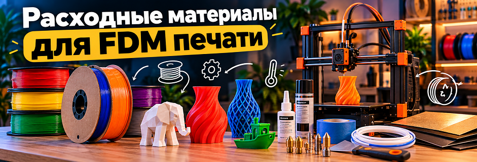 Фото Расходные материалы для FDM печати 1