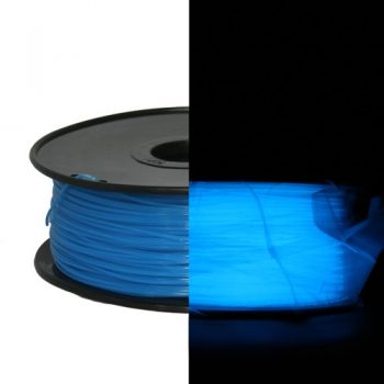 Фото PLA пластик FL33 0.5 кг светящийся синий