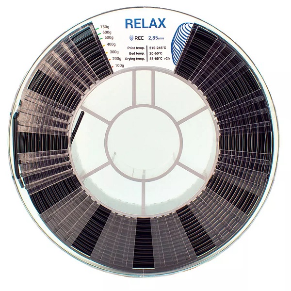 Фото RELAX пластик REC 2.85 мм, 750 гр черный