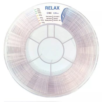 RELAX пластик REC 2.85 мм, 750 гр прозрачный RELAX пластик REC 2.85 мм, 750 гр прозрачный