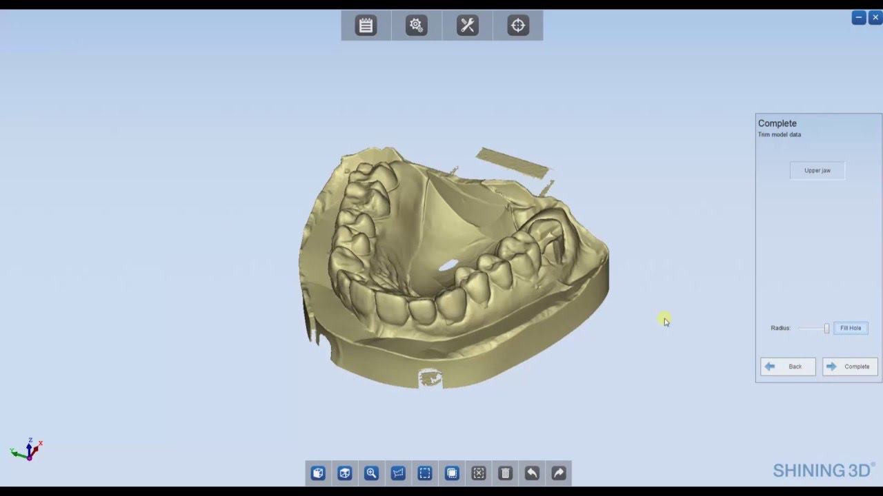 Фото модель, отсканированная на 3D сканере Shining 3D AutoScan DS-EX 2